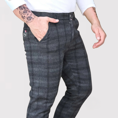 KISHIMADA | プレミアム チェック パンツ