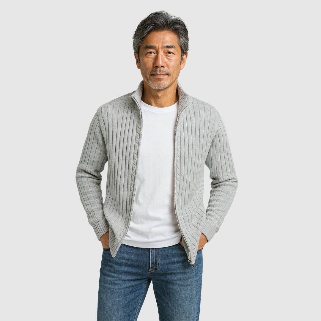 GIORGIO |  贅沢なコットンニットカーディガン