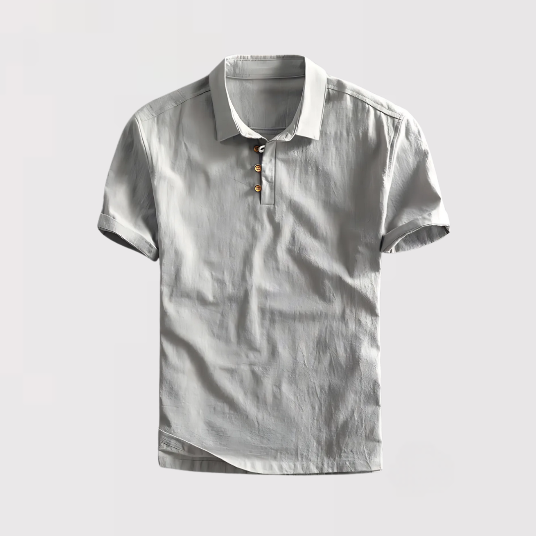 ATSUSHI |  サマーリネンポロシャツ