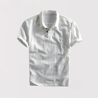 ATSUSHI |  サマーリネンポロシャツ