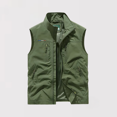 LUCK | 通気性のあるユーティリティ・ウエストコート