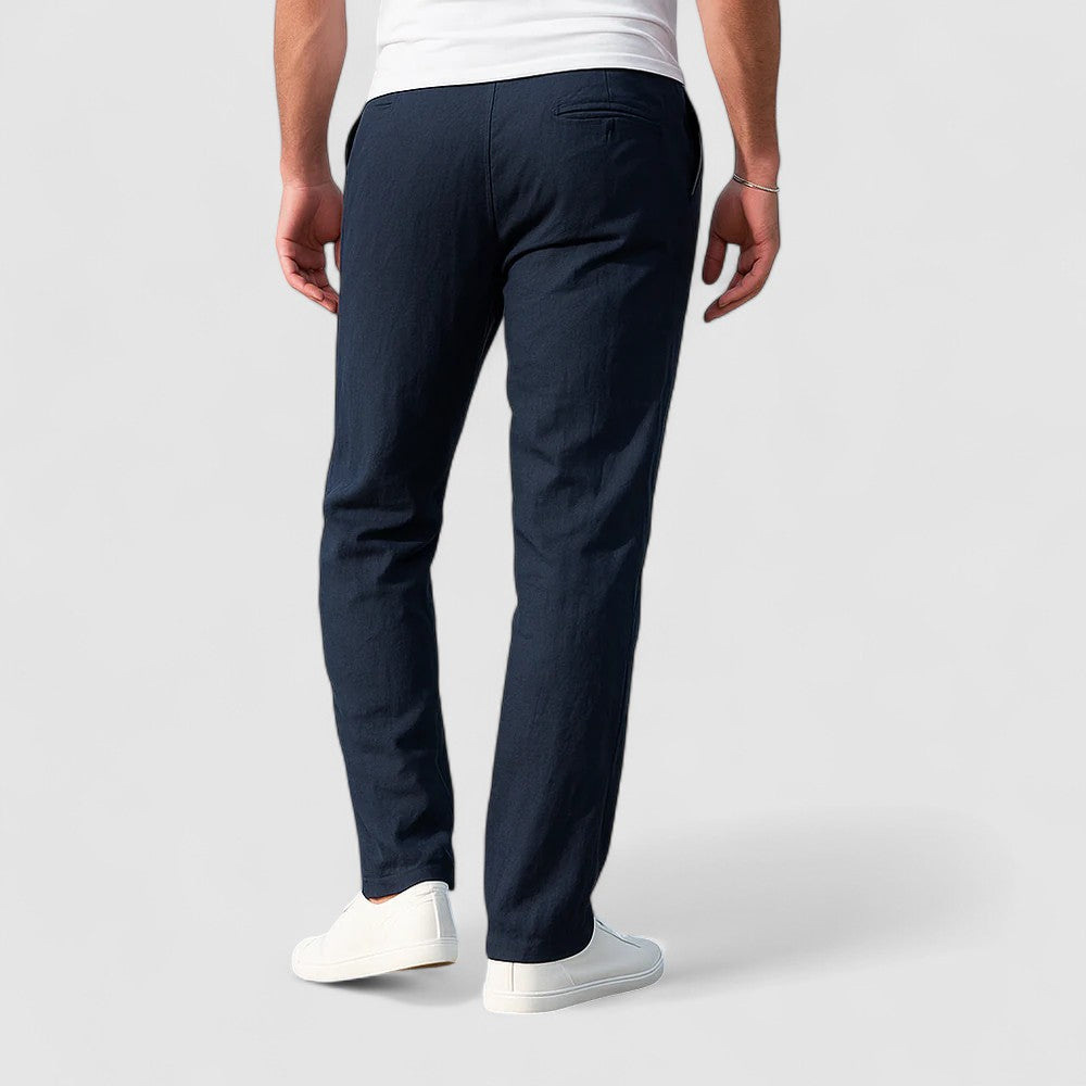 BREEZE |  通気性のあるコットンリネンパンツ