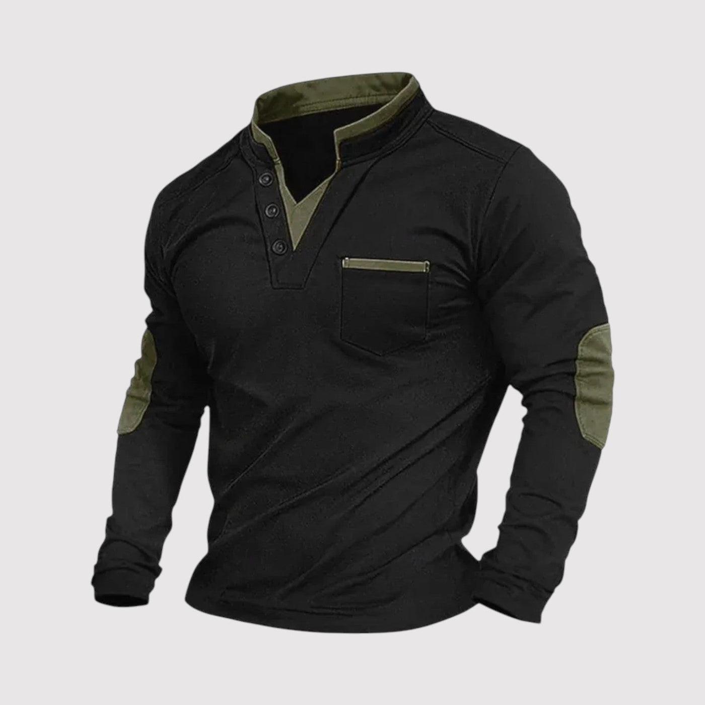 STEEVE | 快適なVネック・スウェットシャツ