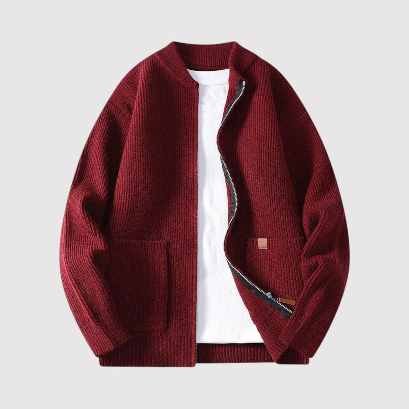 KAIEN | エレガントなリブニットジャケット