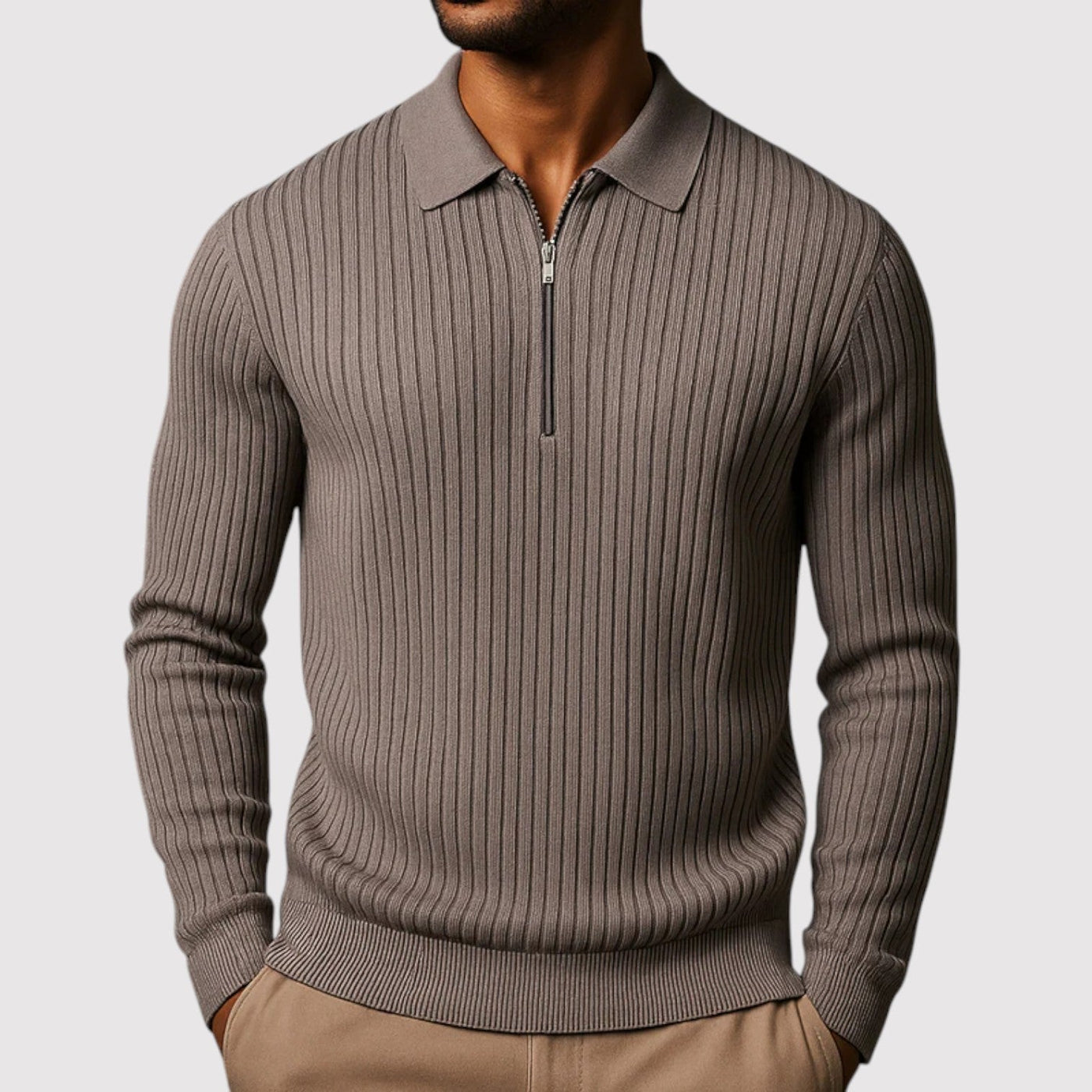 RAITO | モダン・エッセンシャル・ジップ・セーター